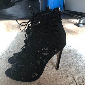 Zara lace up heels.